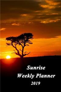 Sunrise Weekly Planner 2019