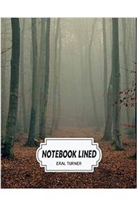 Notebook Lined Woods: Notebook Journal Diary
