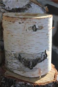 White Bark Wood Journal