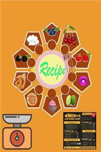 Recipe ( Blank cookbook, recipe Journal)