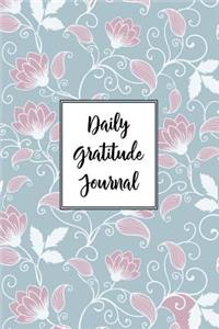 Gratitude Journal Swirly Flowers Pattern 4