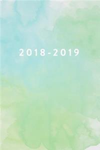 2018 - 2019, 18 Month Weekly & Monthly Planner