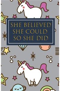 She Believed She Could So She Did