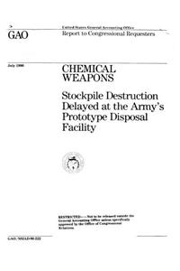 Chemical Weapons: Stockpile Destruction Delayed at the Armys Prototype Disposal Facility