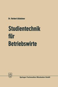 Studientechnik für Betriebswirte