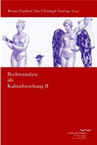Rechtsanalyse ALS Kulturforschung II