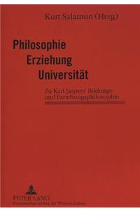 Philosophie - Erziehung - Universitaet