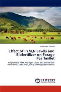 Effect of FYM, N Levels and Biofertilizer on Forage Pearlmillet