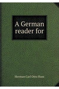 A German Reader for