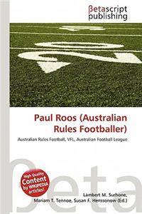 Paul Roos (Australian Rules Footballer)