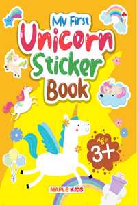 My First Sticker Book - Unicorn - Activity Book for Kids - Stickers for Children - Age 3+ Years