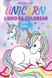 Unicorn Libro de Colorear para Niñas