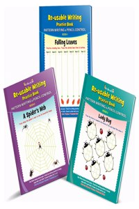 Pencil Control Book Pack Of 3 For Play School & Kindergarten Kids : Set Of 3 Pattern Writing Nursery Books From Inikao