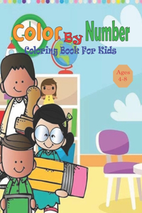 Color By Number coloring Book For Kids Ages 4-8