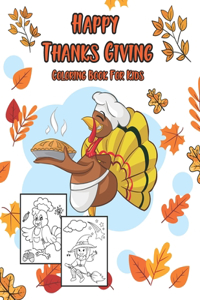 Thanksgiving Coloring Book for Kids