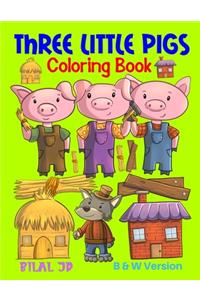 Three Little Pigs Coloring Book