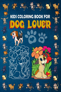 kids coloring book for dog lover