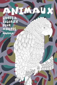 Livres à colorier pour adultes - Mandala - Animaux