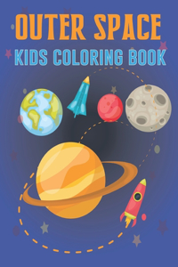 Outer Space Kids Coloring Book