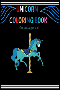 Unicorn coloring book for kids ages 4-8