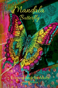 Mandala Butterfly Coloring Book for Adults : Stress Relieving Mandala Designs with Butterflies for Adults | Premium Coloring Pages with Amazing ... Book with Mandala Butterflies for Adults