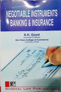 Singhal Law Publications Negotiable Instruments Banking And Insurance