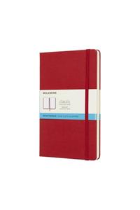 Moleskine Scarlet Red Notebook Large Dotted Hard