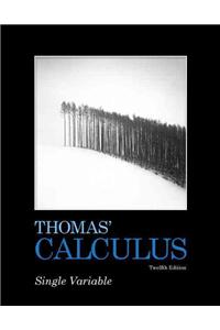 Thomas' Calculus, Single Variable