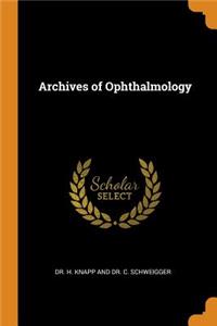 Archives of Ophthalmology