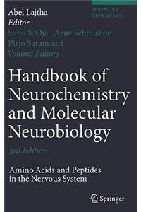 Handbook of Neurochemistry and Molecular Neurobiology