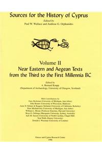 Near Eastern and Aegean Texts from the Third to the First Millennia BC