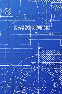 Kassenbuch: Ausgaben - Einnahmen Buchführung für Kleingewerbe und Selbstständige - A5 im Konstruktions-Design