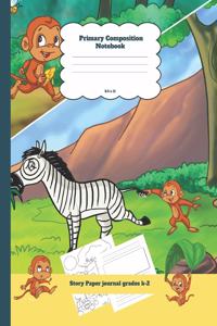 Primary Composition Notebook Story Paper Journal Grades K-2