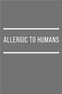 Allergic To Humans Journal