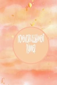 Homework Assignment Planner