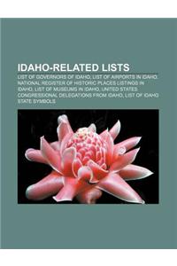 Idaho-Related Lists