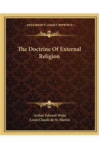 Doctrine of External Religion
