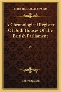 Chronological Register of Both Houses of the British Parliament