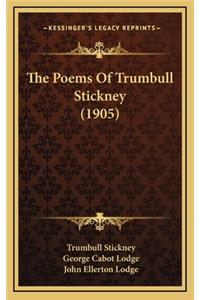 Poems Of Trumbull Stickney (1905)