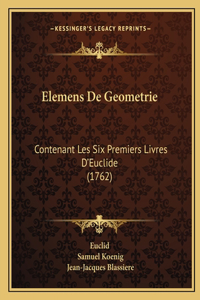 Elemens De Geometrie