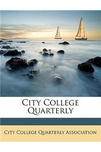 City College Quarterly Volume 10, No.4