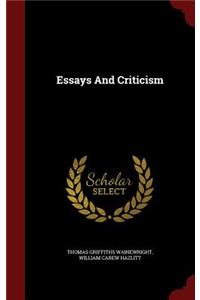 Essays and Criticism