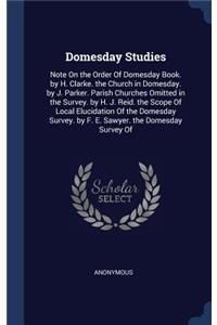 Domesday Studies