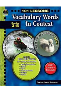 101 Lessons: Vocabulary Words in Context