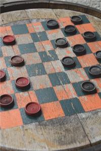 Checkers or Draughts Game Journal