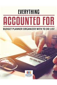 Everything Accounted For Budget Planner Organizer with To Do List