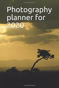 Photography planner for 2020