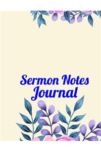 Sermon Notes Journal