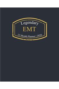 Legendary EMT, 12 Month Planner 2020