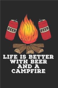 Bier Camping Notizbuch